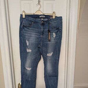 Crop boyfriend jeans